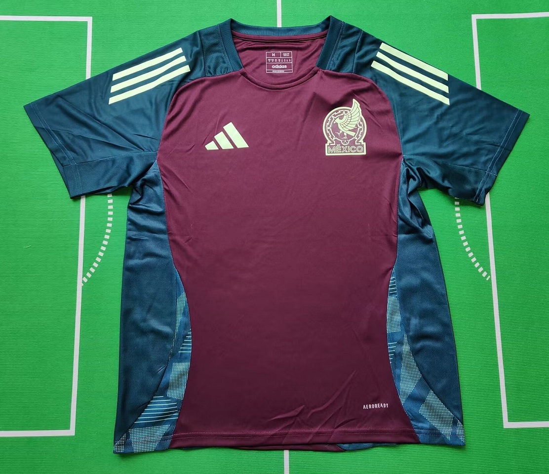 AAA Quality Mexico 24/25 Dark Red Training Jersey